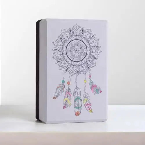 Two Colors EVA Yoga Blocks Gym Foam Brick Training Exercise Blocks Fitness Equipment Yoga Auxiliary Tool Pilates Cushion 1PC260g