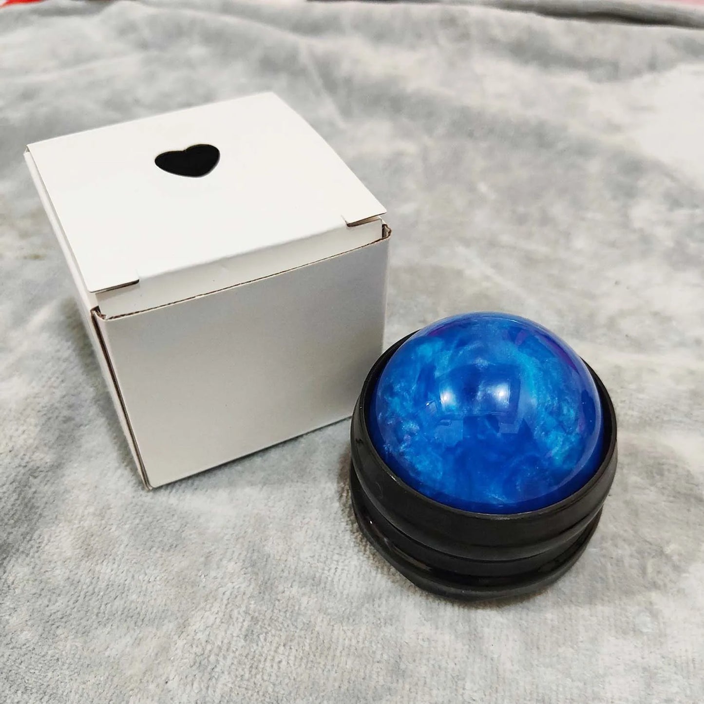 Mini Manual Therapy Body Massager Ball 360 Degree Spin Design Self Massage Tool for Back Shoulders Foot Massage