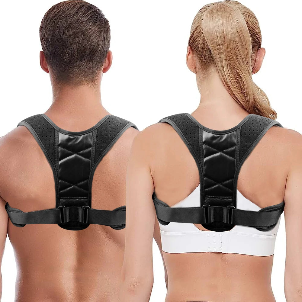 Posture Corrector for Men Women - Adjustable Back Brace for Neck/Shoulder Pain Relief - Upper Spine & Clavicle Support(S/M/L/XL)