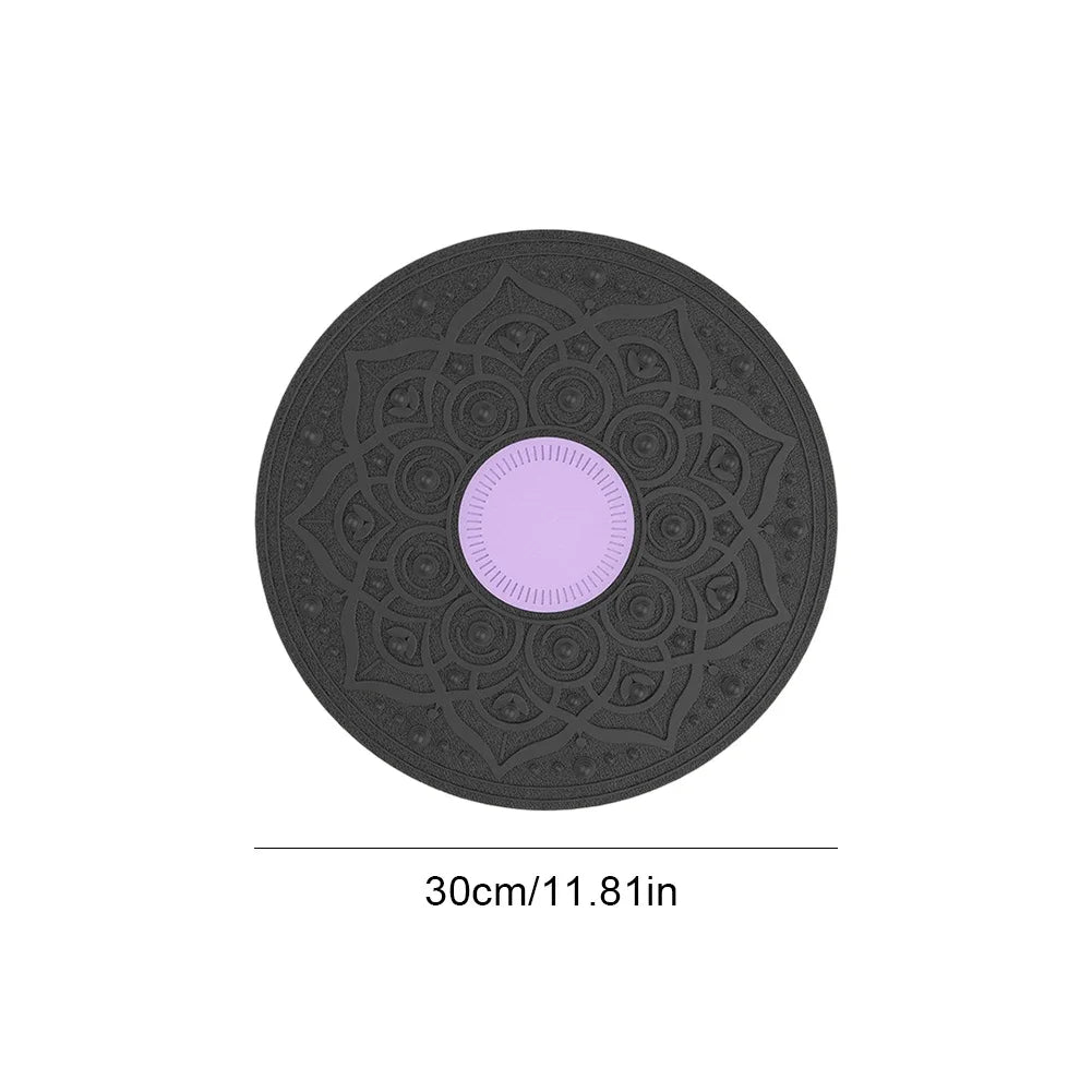 Wobble Balance Board Yoga Swing Balance Exerciser Board Non-slip Balance Trainer Portable Stability Board for Core Training