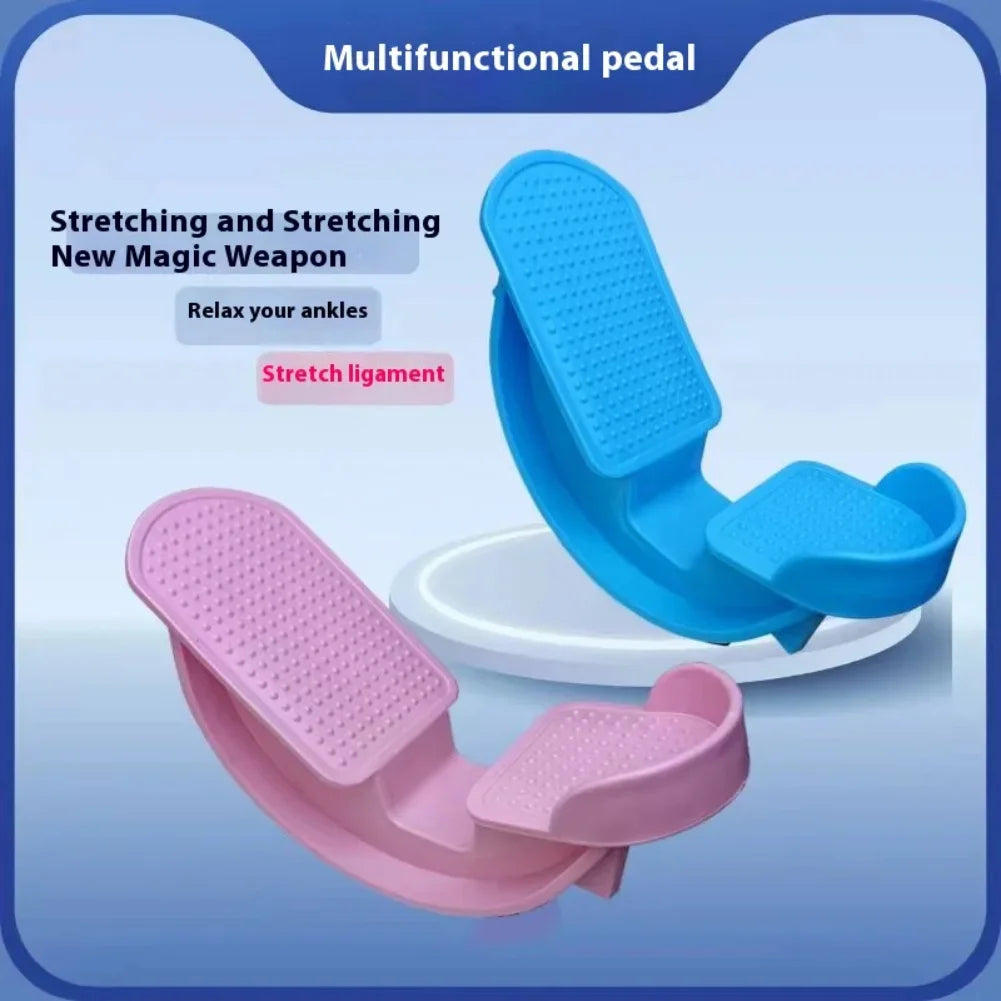 1 Pair Yoga Stretching Wheel Indoor Exercise Foot Stretcher Calf Fitness Standing Balance Lean Leg Stepper