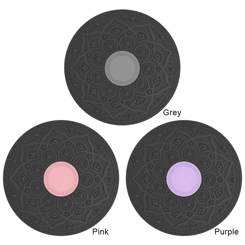 Wobble Balance Board Yoga Swing Balance Exerciser Board Non-slip Balance Trainer Portable Stability Board for Core Training