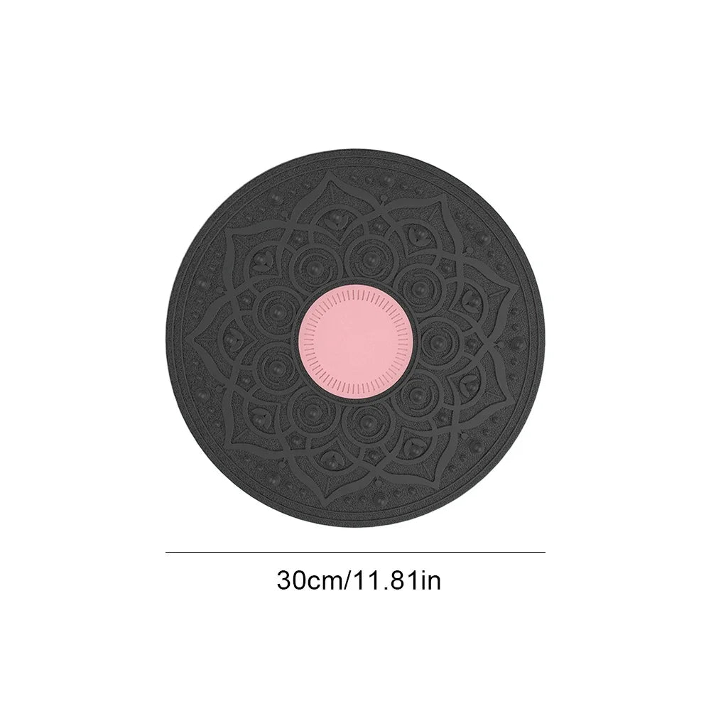 Wobble Balance Board Yoga Swing Balance Exerciser Board Non-slip Balance Trainer Portable Stability Board for Core Training