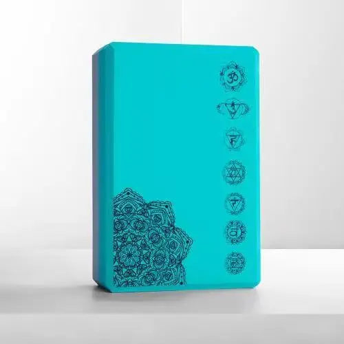 Two Colors EVA Yoga Blocks Gym Foam Brick Training Exercise Blocks Fitness Equipment Yoga Auxiliary Tool Pilates Cushion 1PC260g