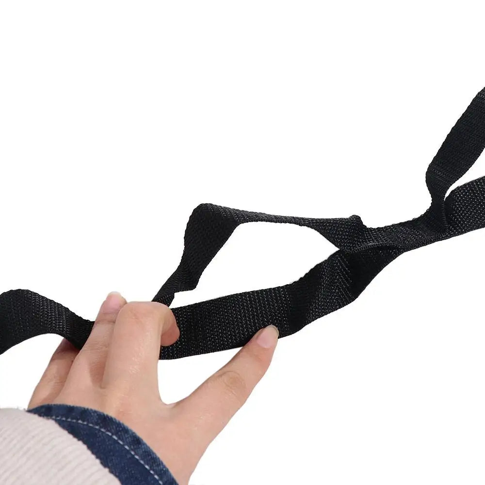 Adjustable Yoga Stretch Band 10 Loops Breathable Non-Elastic Stretch Straps Multi-Section Durable Yoga Resistance Band