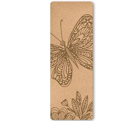 6mm Thickness Eco Friendly Cork Yoga Mat for Beginner Gym Cushion Fitness Rugs Customized