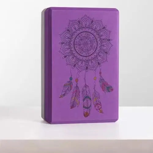 Two Colors EVA Yoga Blocks Gym Foam Brick Training Exercise Blocks Fitness Equipment Yoga Auxiliary Tool Pilates Cushion 1PC260g