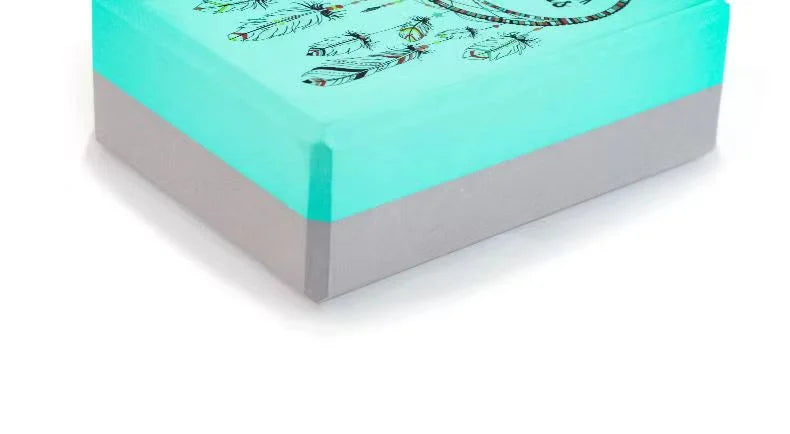 Two Colors EVA Yoga Blocks Gym Foam Brick Training Exercise Blocks Fitness Equipment Yoga Auxiliary Tool Pilates Cushion 1PC260g