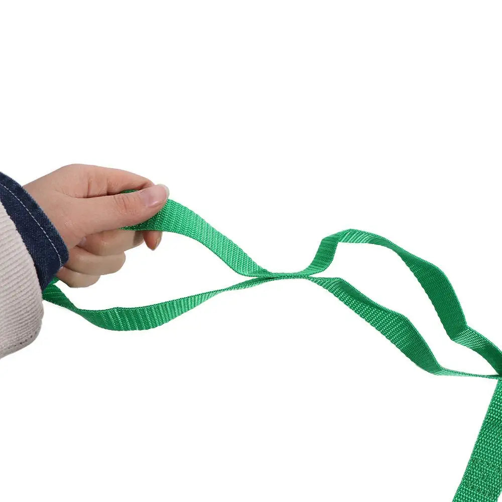 Adjustable Yoga Stretch Band 10 Loops Breathable Non-Elastic Stretch Straps Multi-Section Durable Yoga Resistance Band