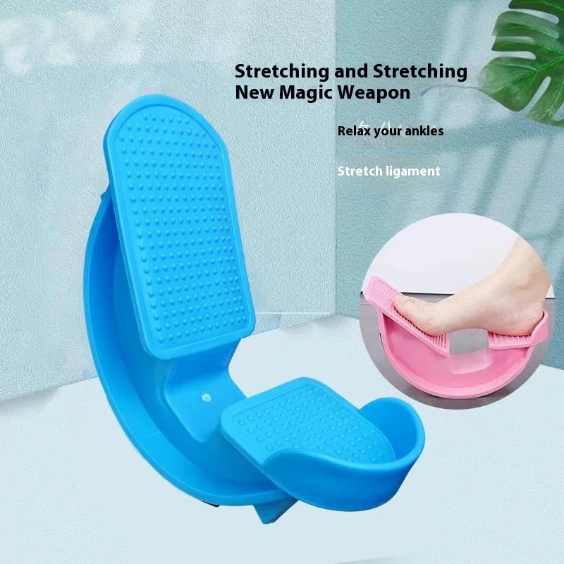1 Pair Yoga Stretching Wheel Indoor Exercise Foot Stretcher Calf Fitness Standing Balance Lean Leg Stepper