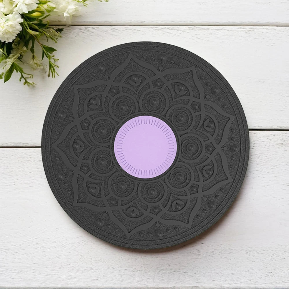 Wobble Balance Board Yoga Swing Balance Exerciser Board Non-slip Balance Trainer Portable Stability Board for Core Training