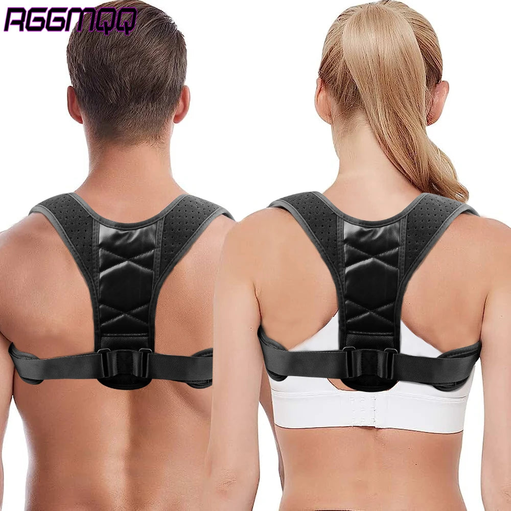 Posture Corrector for Men Women - Adjustable Back Brace for Neck/Shoulder Pain Relief - Upper Spine & Clavicle Support(S/M/L/XL)