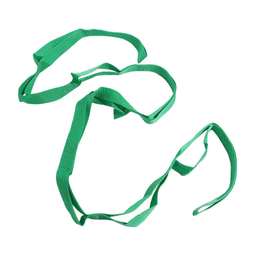 Adjustable Yoga Stretch Band 10 Loops Breathable Non-Elastic Stretch Straps Multi-Section Durable Yoga Resistance Band