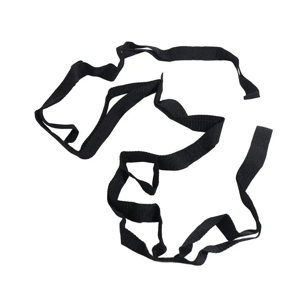 Adjustable Yoga Stretch Band 10 Loops Breathable Non-Elastic Stretch Straps Multi-Section Durable Yoga Resistance Band