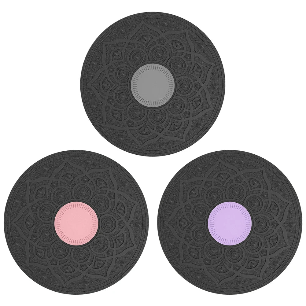 Wobble Balance Board Yoga Swing Balance Exerciser Board Non-slip Balance Trainer Portable Stability Board for Core Training