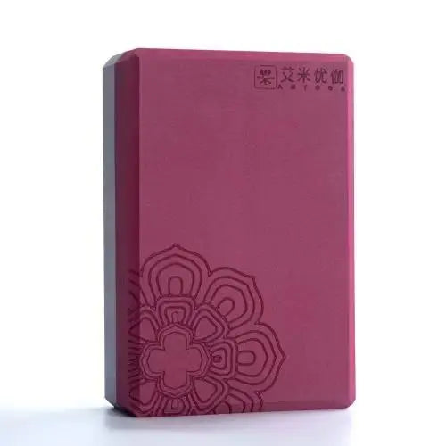 Two Colors EVA Yoga Blocks Gym Foam Brick Training Exercise Blocks Fitness Equipment Yoga Auxiliary Tool Pilates Cushion 1PC260g