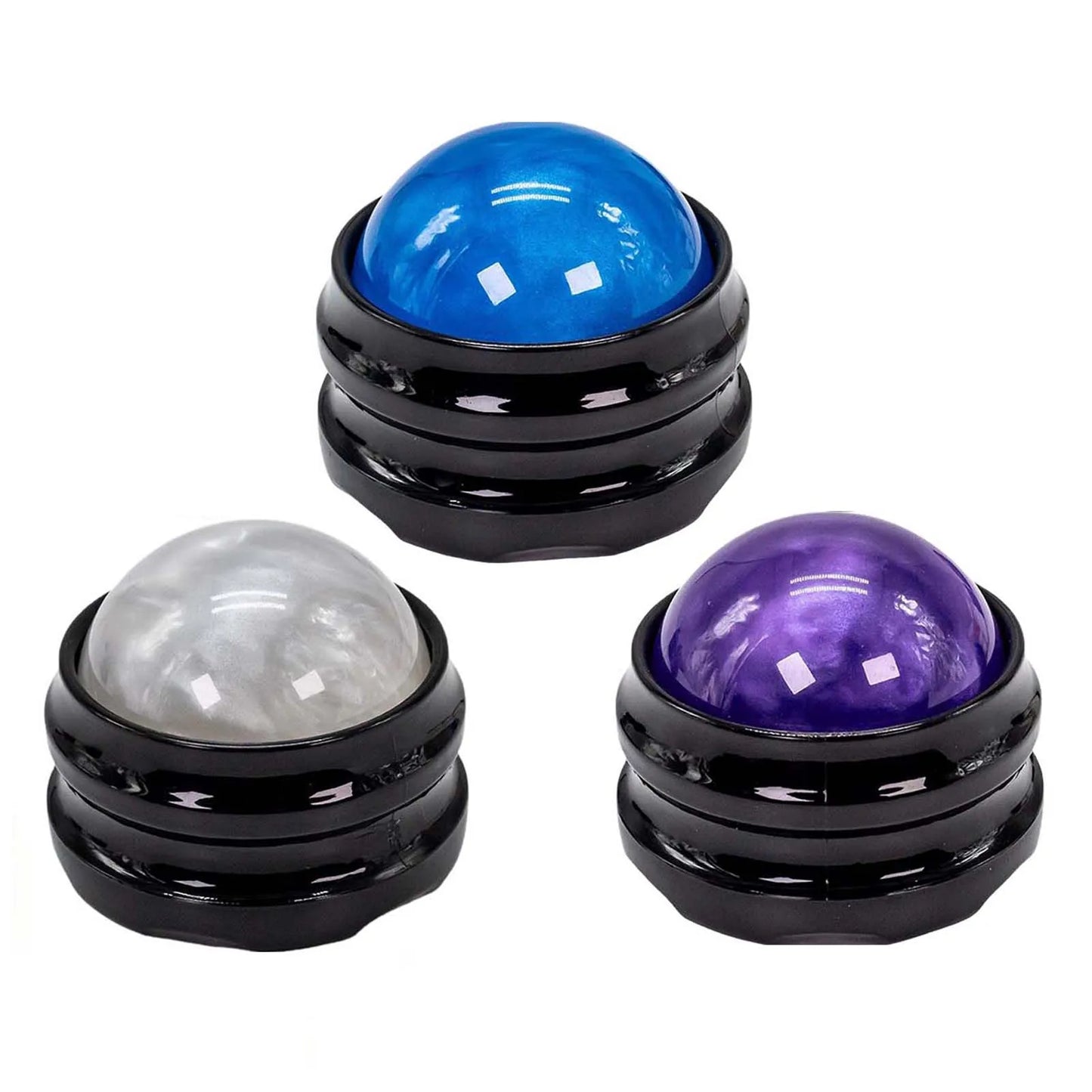 Mini Manual Therapy Body Massager Ball 360 Degree Spin Design Self Massage Tool for Back Shoulders Foot Massage